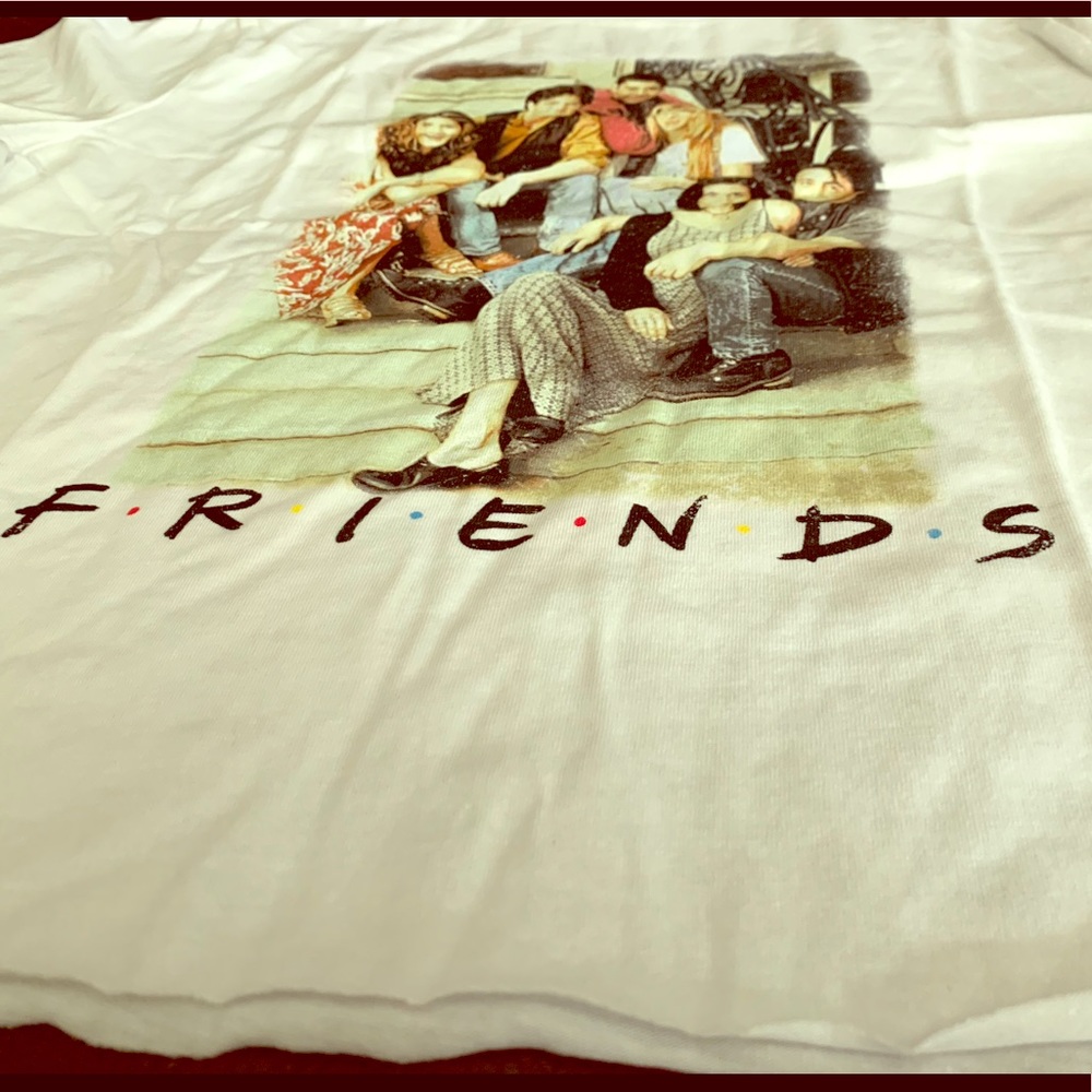 Brand new Friends t-shirt size XL cut-off bottom